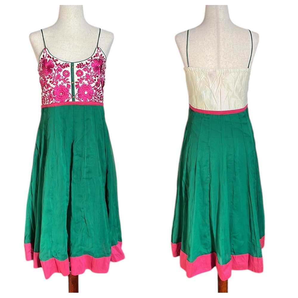 Anoushka Shankar for Haute Curry Embroidered Dress